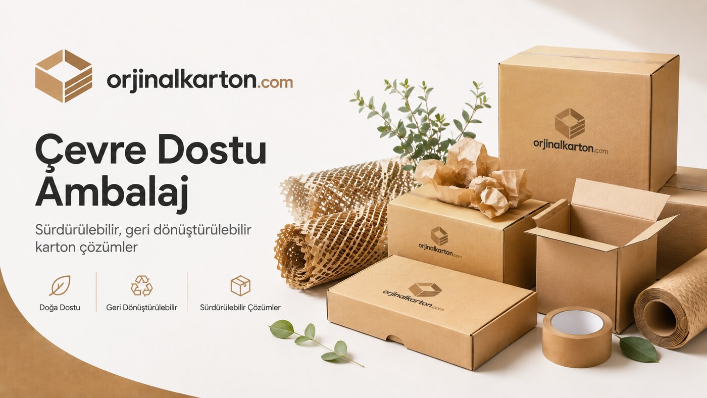 Geri dönüştürülebilir çevre dostu karton ambalaj