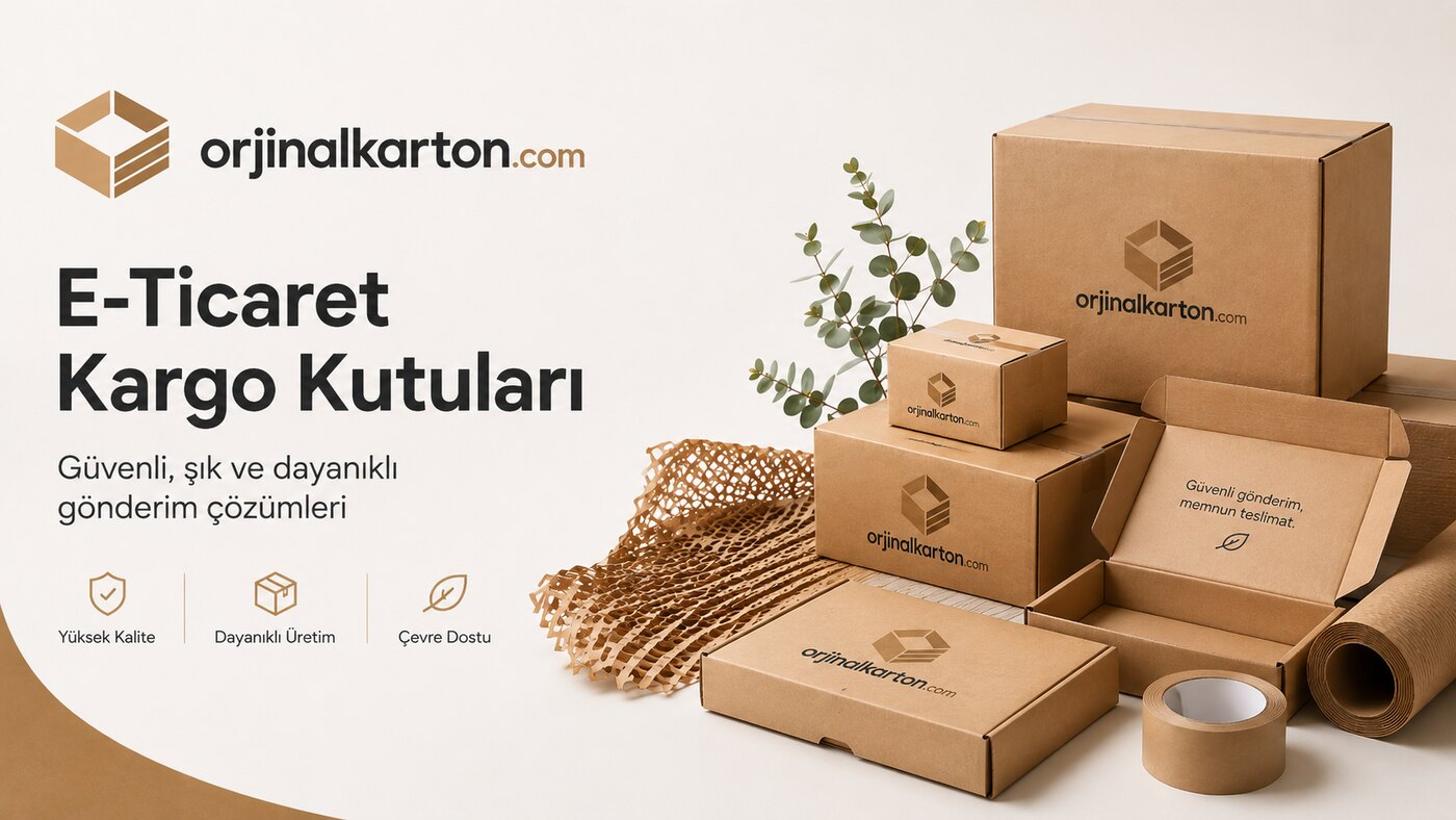 E-ticaret kargo kutuları ve kilitli mailer kutular